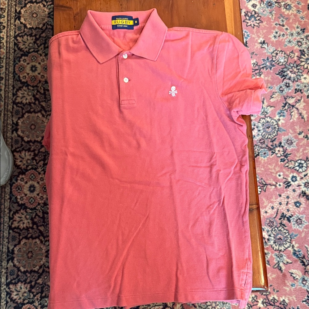 Ralph Lauren Rugby Pink Polo Shirt